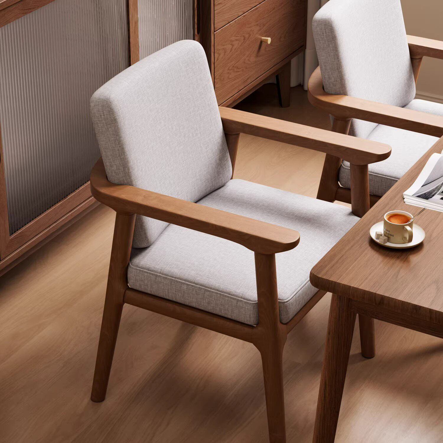 实木餐桌椅子电脑椅舒服久坐沙发椅靠背书桌椅家用学习办公椅茶椅