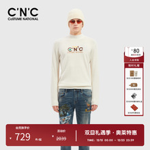 【羊绒】CNC男装奥莱男士半高领针织毛衣秋冬轻奢长袖打底衫