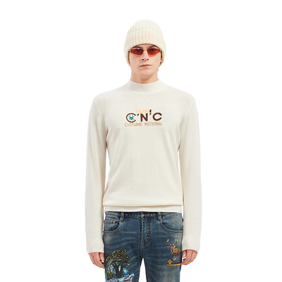 cnc男装毛衫轻奢时尚纯色