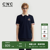 奥莱短袖 CNC男装 POLO衫 春夏新款 翻领商务休闲T恤 经典 多色