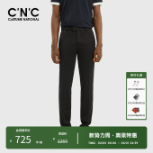 男士 新款 长裤 时尚 男 CNC男装 休闲刺绣图案商务直筒西裤 奥莱春季