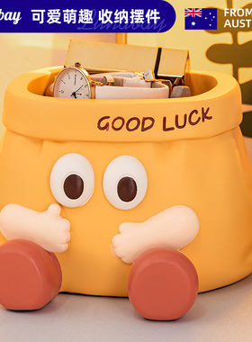 Lunabay澳大利亚新款创意仿纸袋入户放钥匙收纳树脂家居摆件 LB16