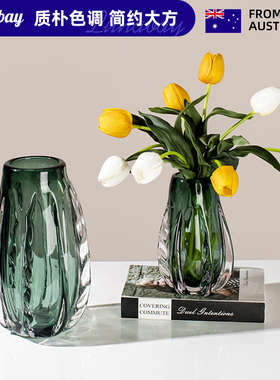 Lunabay澳大利亚琉璃花瓶摆件客厅插花干花花束轻奢插花花器 LB38