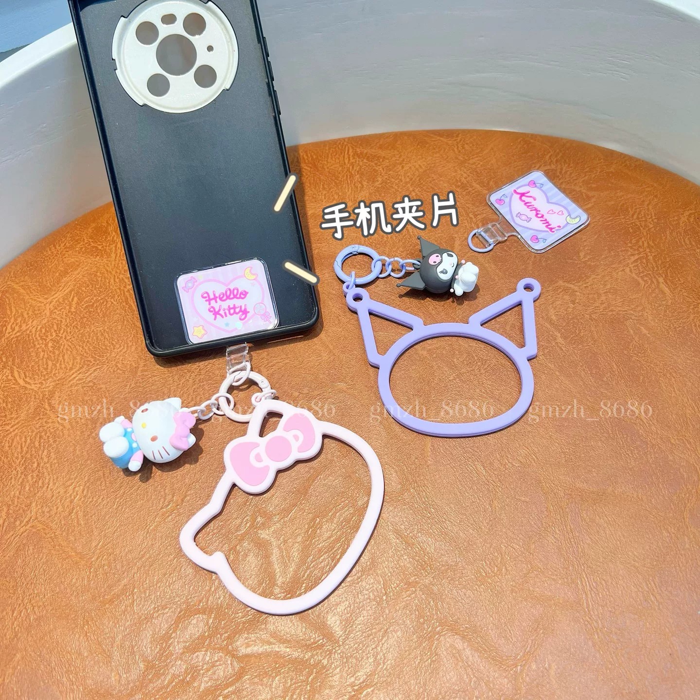 Hellokitty手机挂绳女生书包包挂饰正版三丽鸥可爱钥匙扣手腕环扣