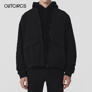 夏季 男装 春秋季 秋装 外套 2024新款 OUTCIRCS轻薄飞行员夹克外套男款