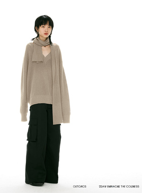 OUTCiRCS 绵羊毛V领毛衣「SEXY SWEASTER」