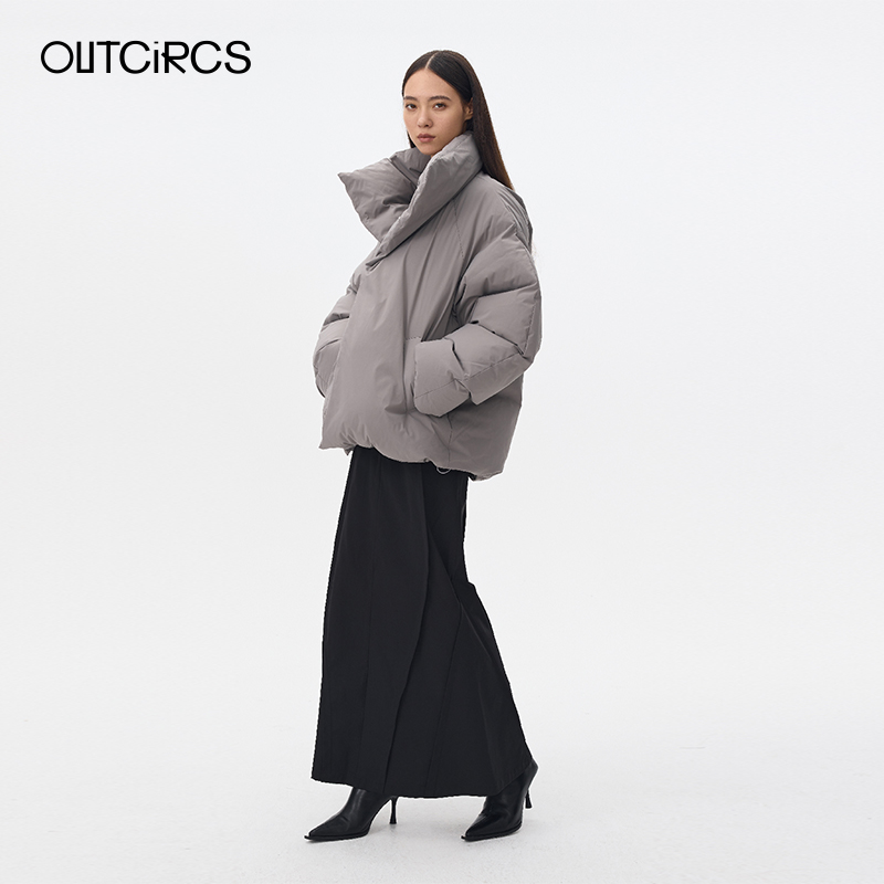 OUTCiRCS2024冬季新款立领羽绒服