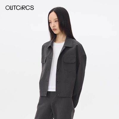 OUTCiRCS静谧褐套装夹克春季夹克