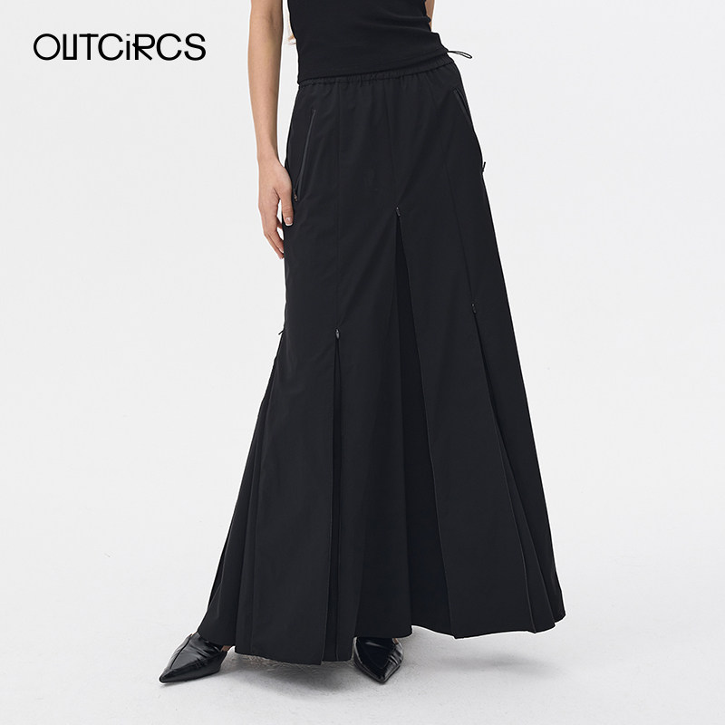 OUTCiRCS隐形拉链多裙型伞裙