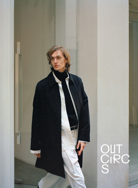 OUTCiRCS 大廓形折叠风衣 中性「Folded Coat」春夏新品