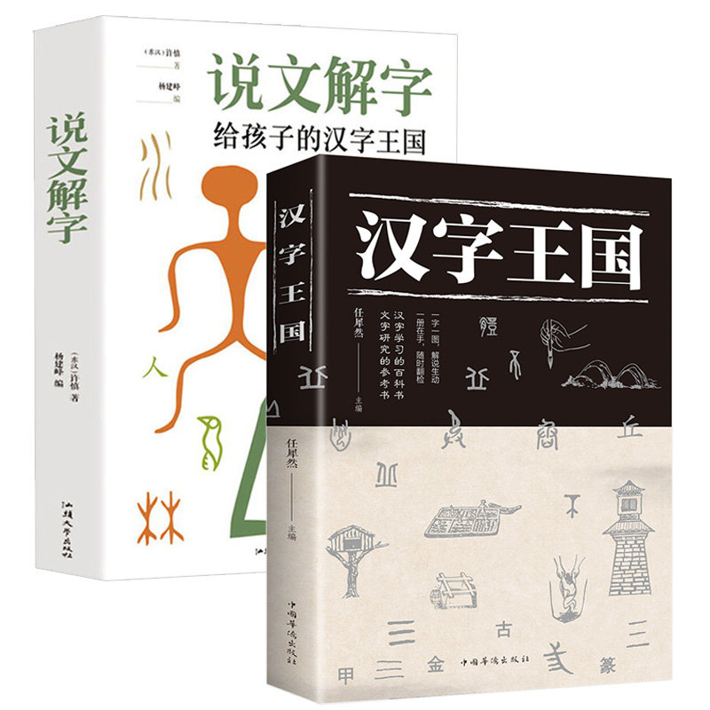 全2册说文解字正版全图解许慎著 给孩子的汉字王国文字演变 小学生少儿说文解字部首今释儿童版大全集 汉字奥秘文化古代汉语畅销书使用感如何?