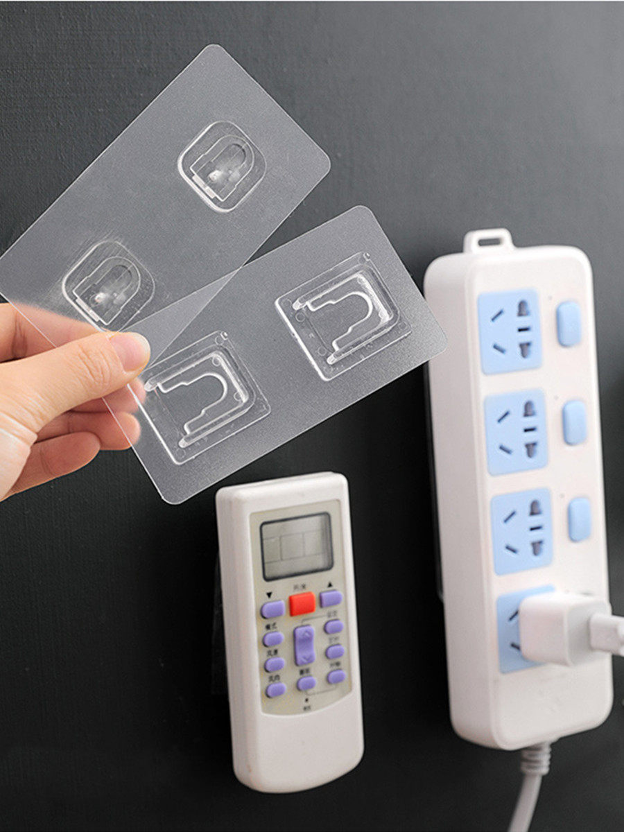 双面固定器子母扣贴物器排插固定壁挂固定器小物件上墙免打孔神器,收纳整理,双面贴物器,淘宝优惠券,粉丝福利购,淘宝优惠卷