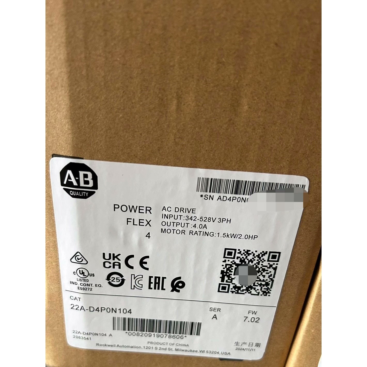 22A-D1P4H204 变频器 现货直发 标价 议价