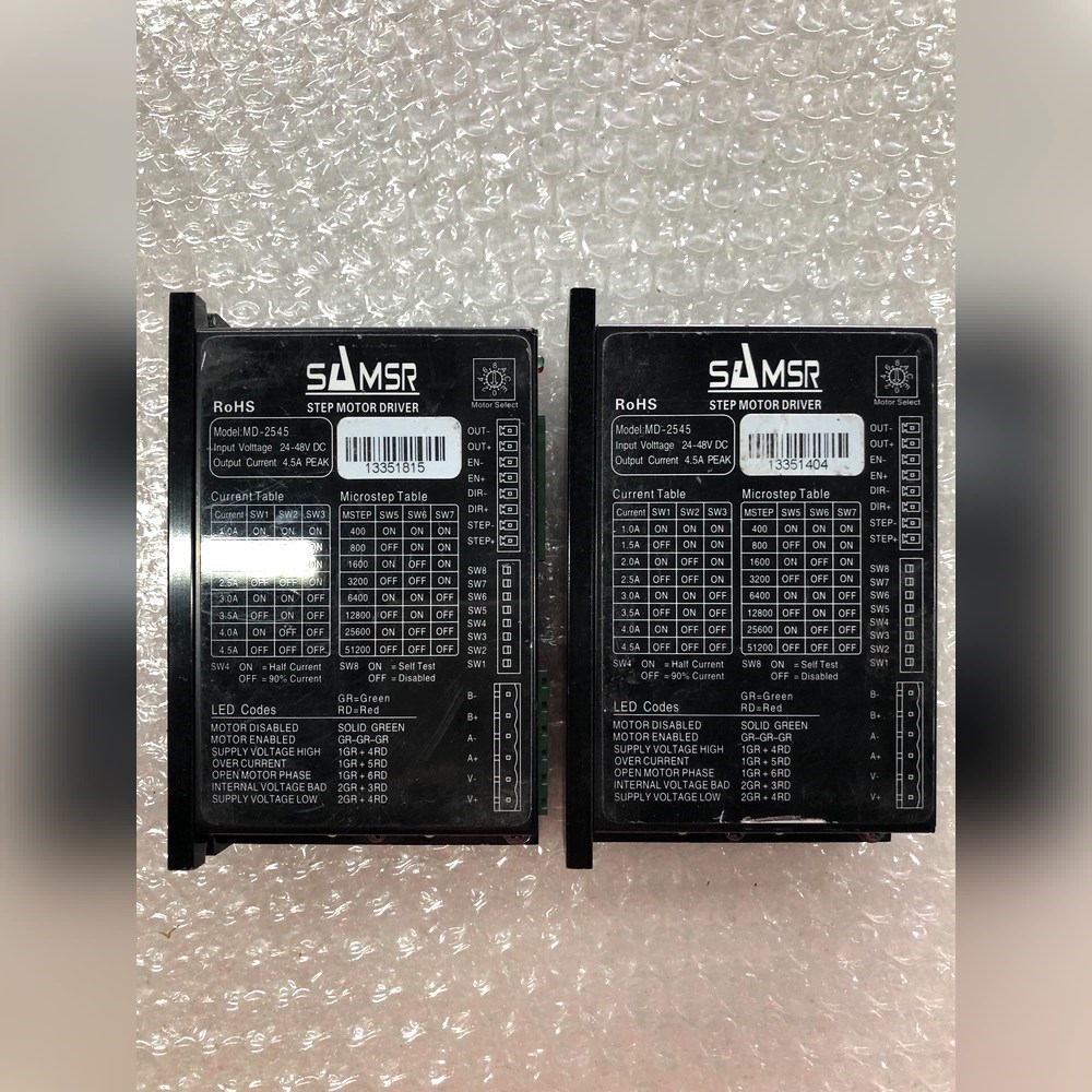 山社SAMSR步进驱动器 MD-2545实物拍摄输入电压 议价