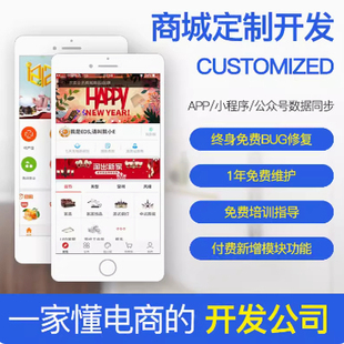 商城APP开发软件开发微信小程序商城定制管理系统商城系统搭建