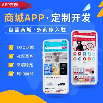 商城APP开发定制海外分销团购多商户线上购物直播小程序软件制作
