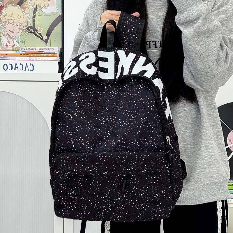 高颜值书包满天星美式高街ins小众不撞款双肩包女初高中学生背包