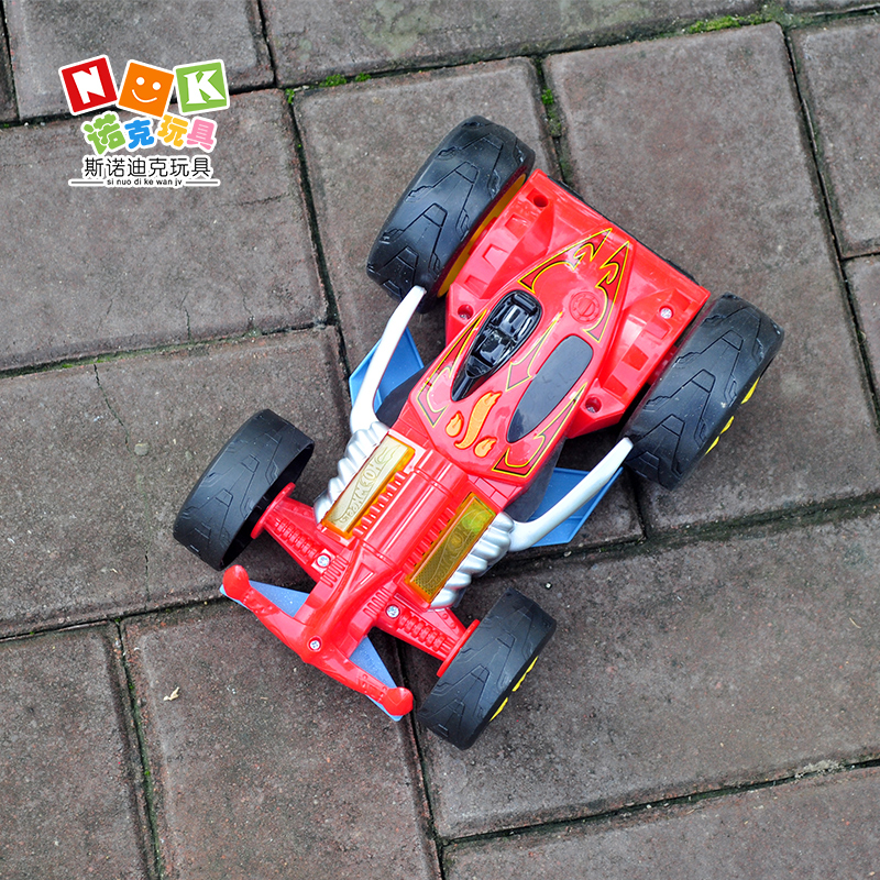 正品风火轮玩具车男孩动物车会跑电动翻滚车炫酷翻身车3岁