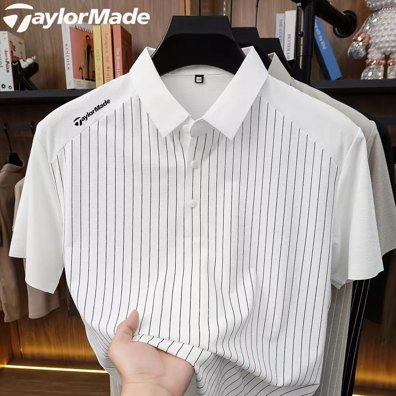 泰勒梅高尔夫polo衫男短袖图片