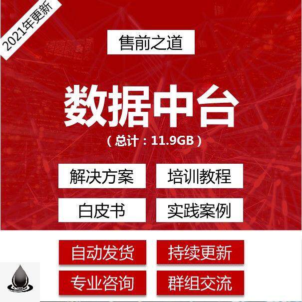 数据中台解决方案中台技术业务建设方案数字化转型大数据中台方案属于什么档次？