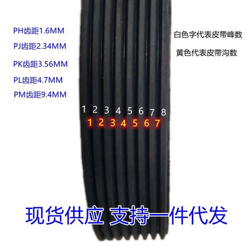 物流输送机滚筒橡胶多楔带PJ316PJ336PJ342PJ349PJ330PJ340132J