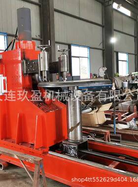 平底圆形封头成型机φ4000mm(Q345)电机功率5.5KW