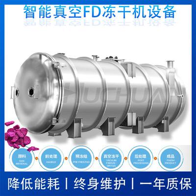南汇水蜜桃冻干机奉贤黄桃冻干设备果蔬中药材用真空冷冻干燥机