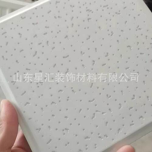 厂家供应吊顶硅钙板室内装修吊顶材料防潮吸音吊顶晶石膏板