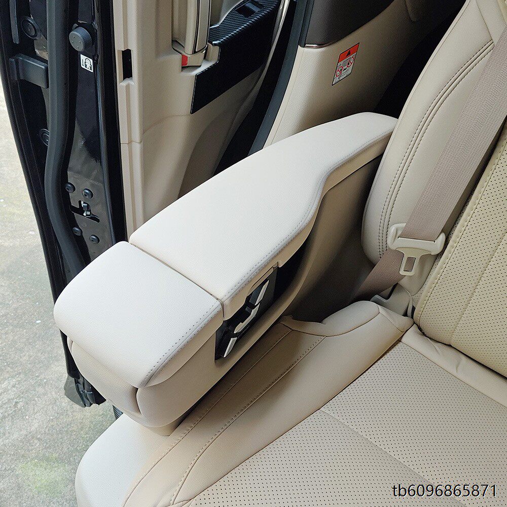 适用23款丰田ALPHARD/VELLFIRE 40系中排座椅扶手盖ABS外包皮革款