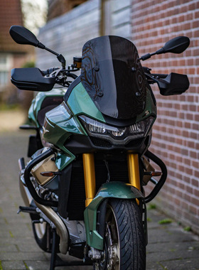 适用MOTO GUZZI V100 Mandello S 摩托车改装加高护手护弓挡风板