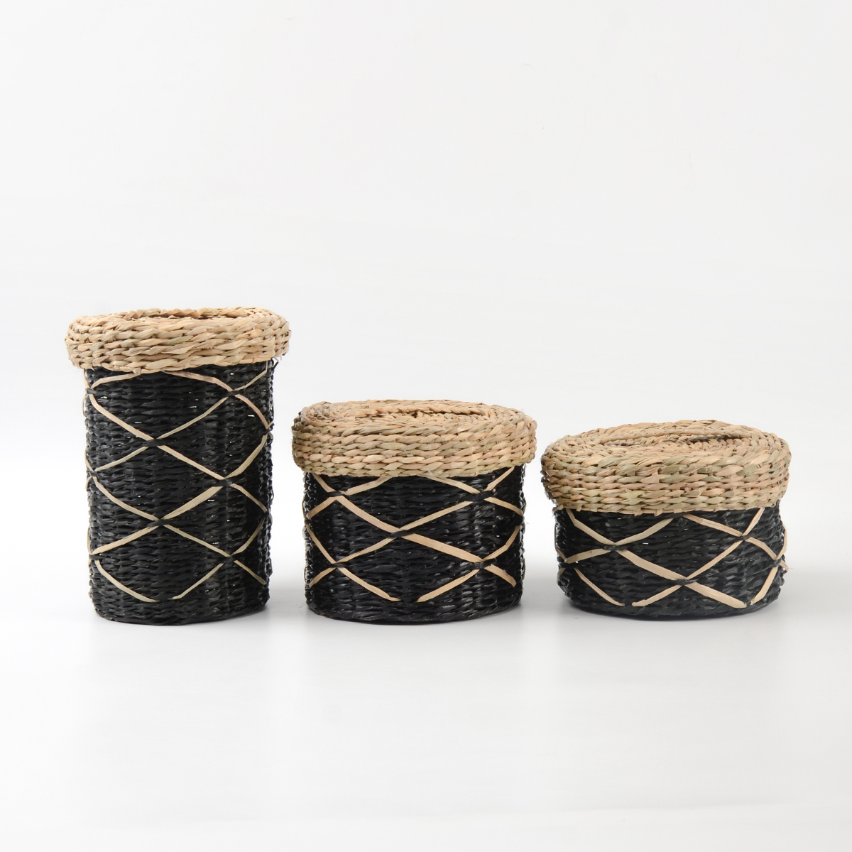 oakliving海草蓝手编收纳整理