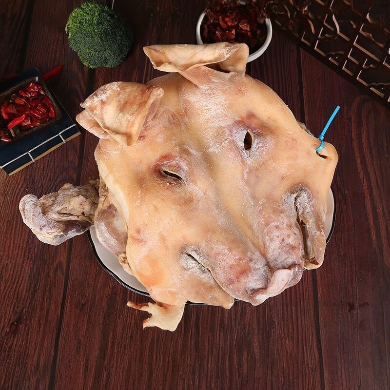 盐城特产步凤咸猪头肉有耳朵带口条自然风干腊香味农家风味腊肉