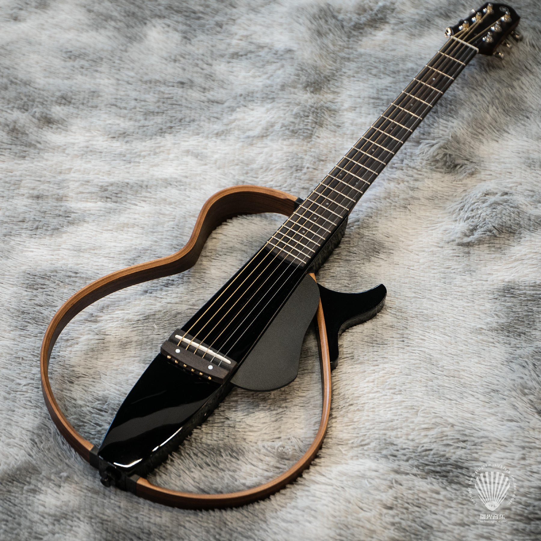 曙光音乐 雅马哈静音吉他Yamaha SLG200S便携民谣电箱旅行神器