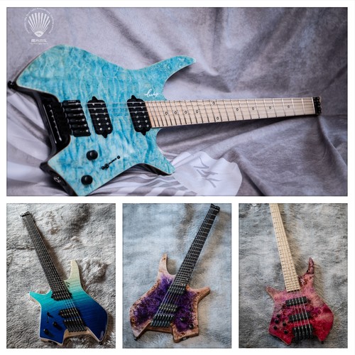 Leeky无头吉他贝斯多色定制左手