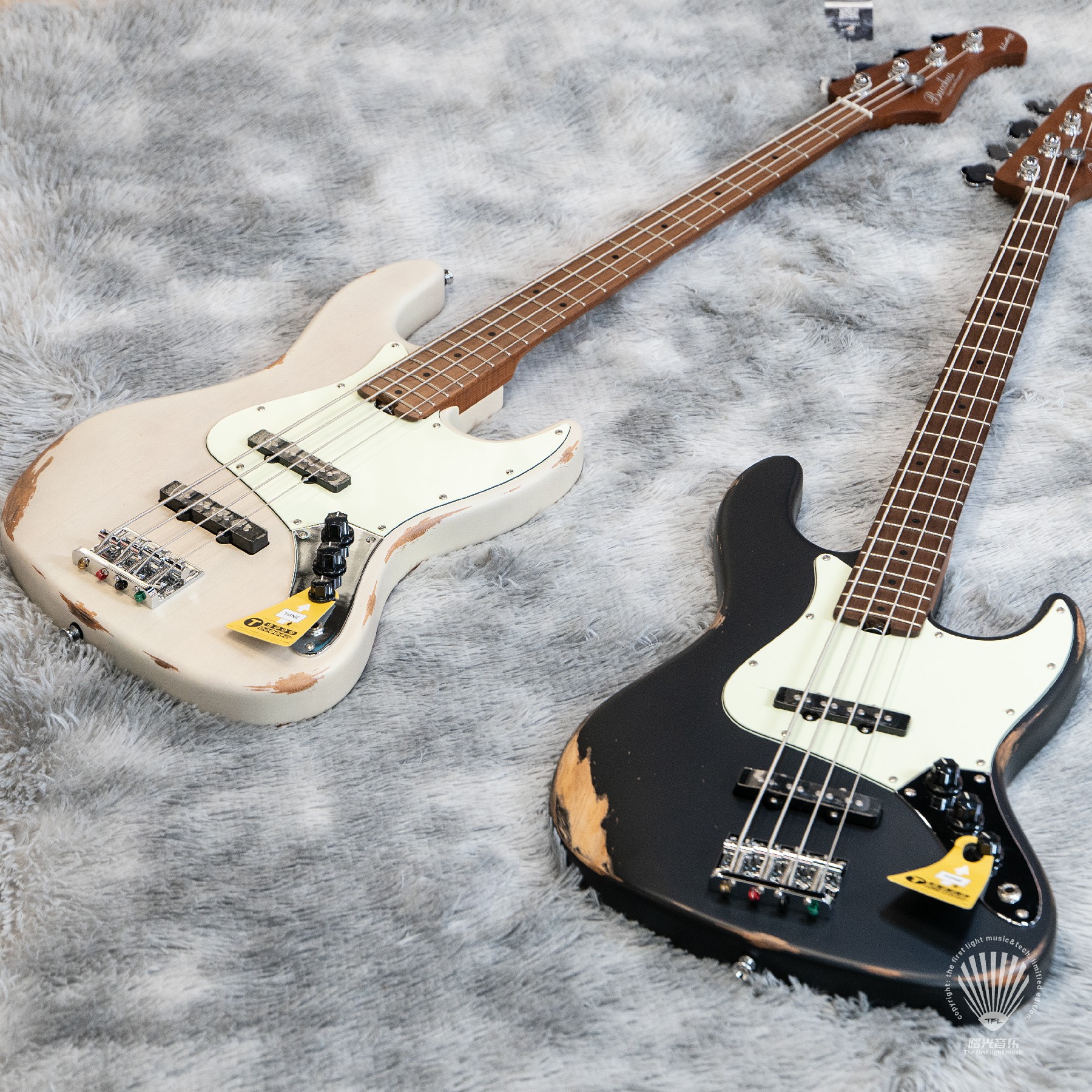 曙光音乐Bacchus巴克斯WL4/5-Aged/RSM印尼产做旧款电贝斯贝司