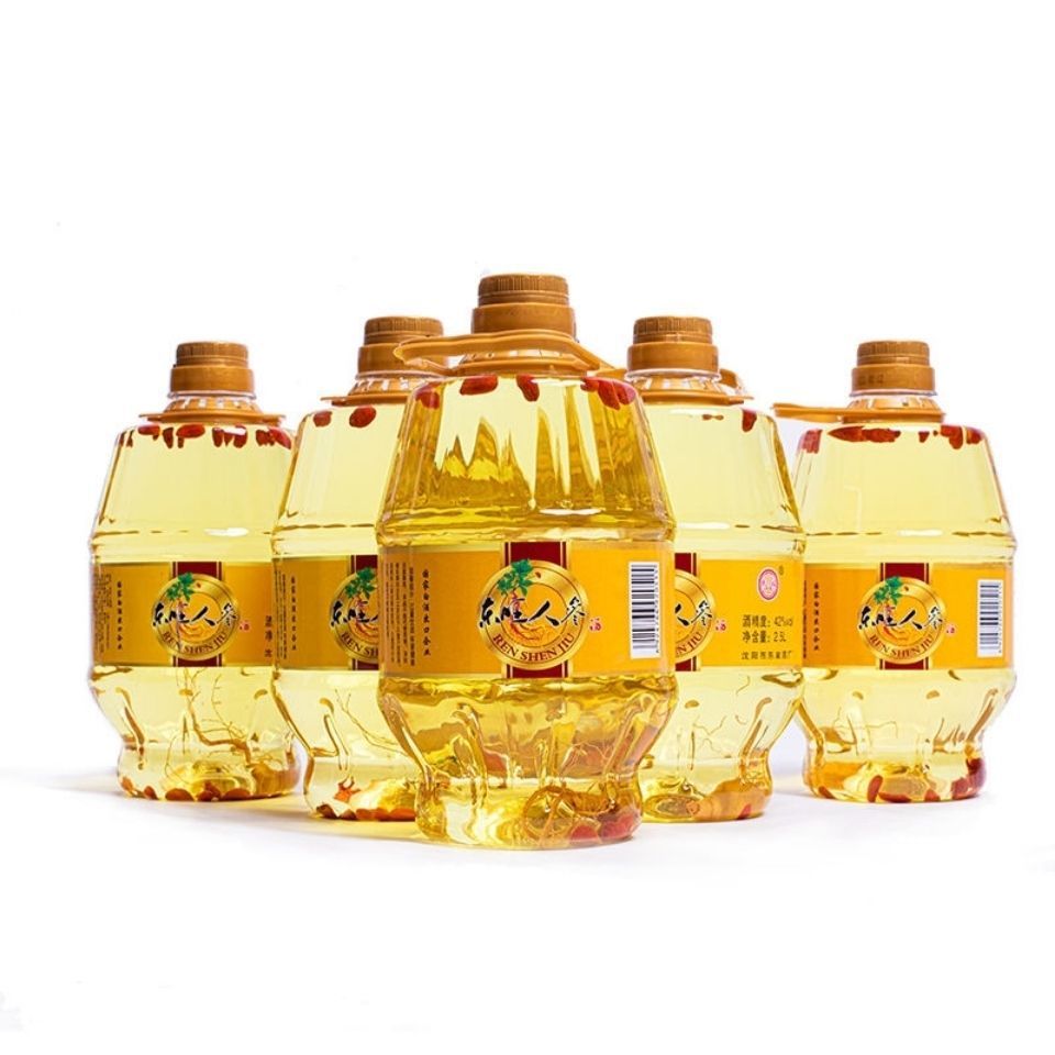 东北人参酒枸杞酒42度2.5L/桶