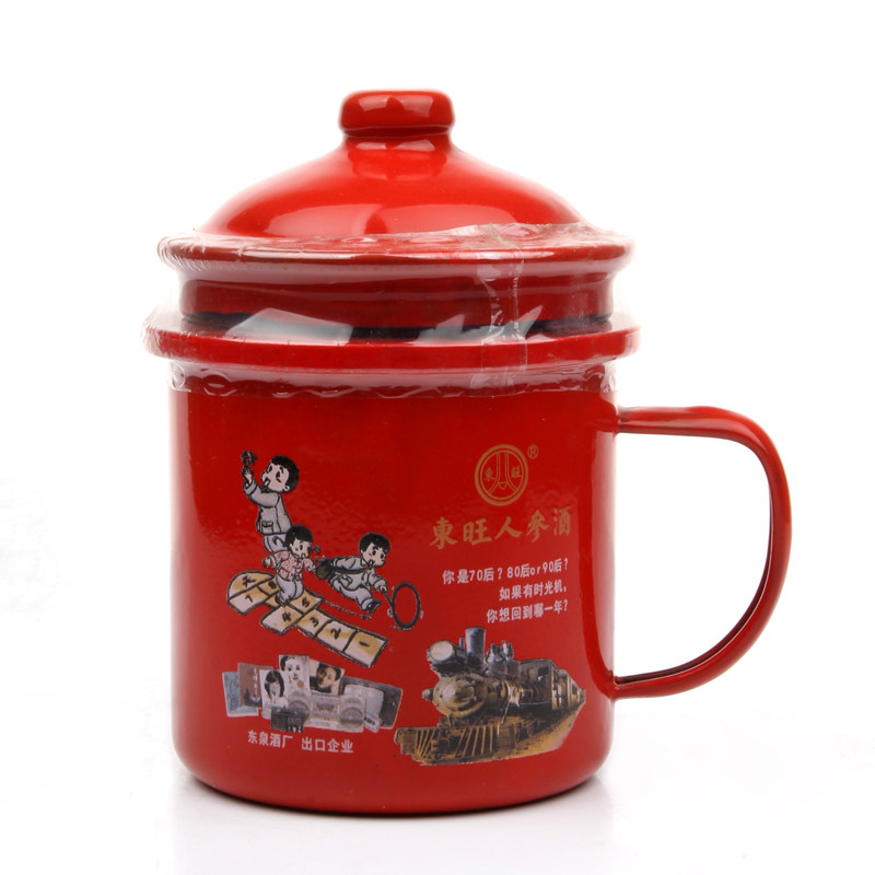 东旺大茶缸子东北人参酒水42度400ml*8罐整箱原料白酒枸杞人参酒