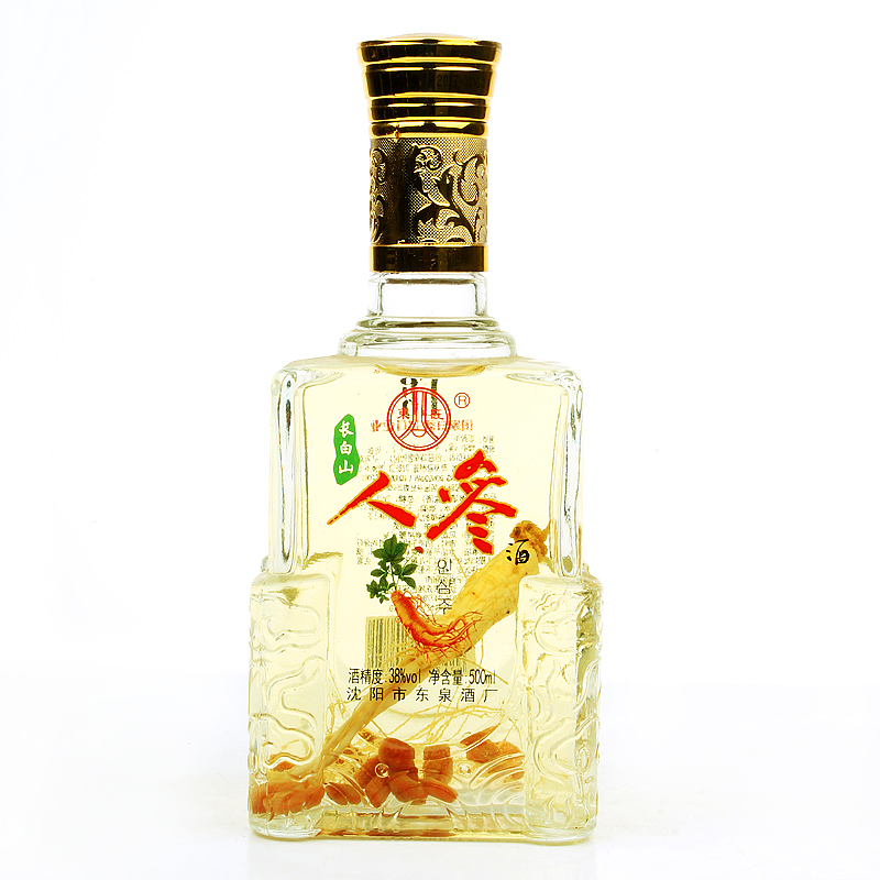 东旺38度500ml东北长白山人参酒
