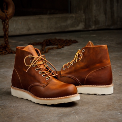 Red Wing 红翼9111工装靴油鞣皮经典款复古工装靴6寸经典圆头9111