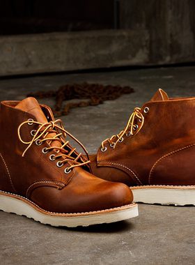 Red Wing 红翼9111工装靴油鞣皮经典款复古工装靴6寸经典圆头9111