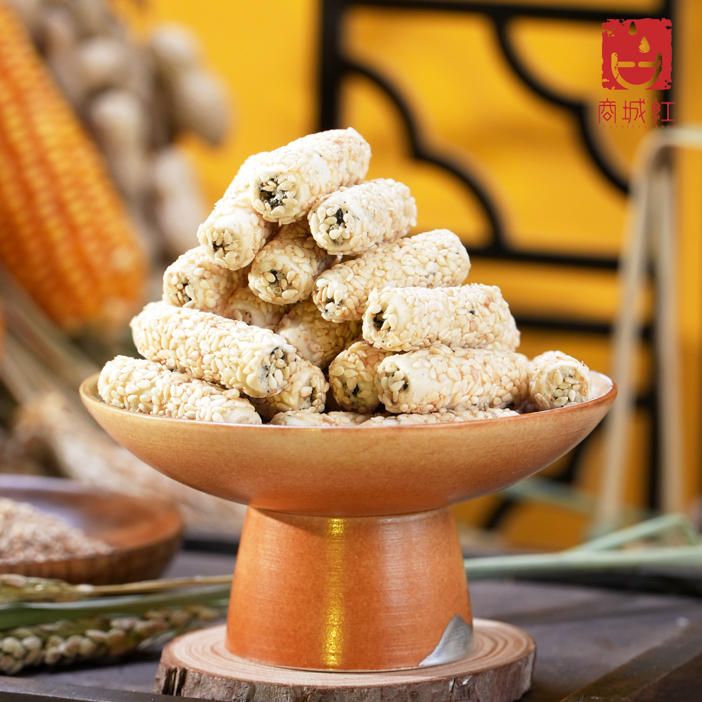 商城红 芝麻杆香香脆脆 爆款夹心零食手工传统老款糖义乌特产