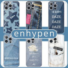 enhypen手机壳苹果16pro华为pura70牛仔布iPhone15Promax小米14科切拉vivo周边OPPO创意13个性12简约11女适用