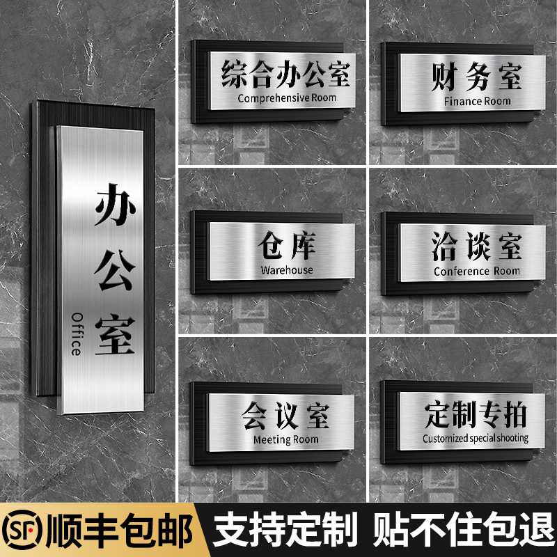 不锈钢办公室门牌科室标牌