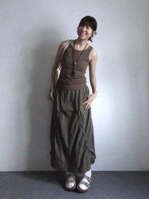 肥阿玛日韩ins美式女复古抽绳宽松休闲工装半身裙街头a字大摆长裙