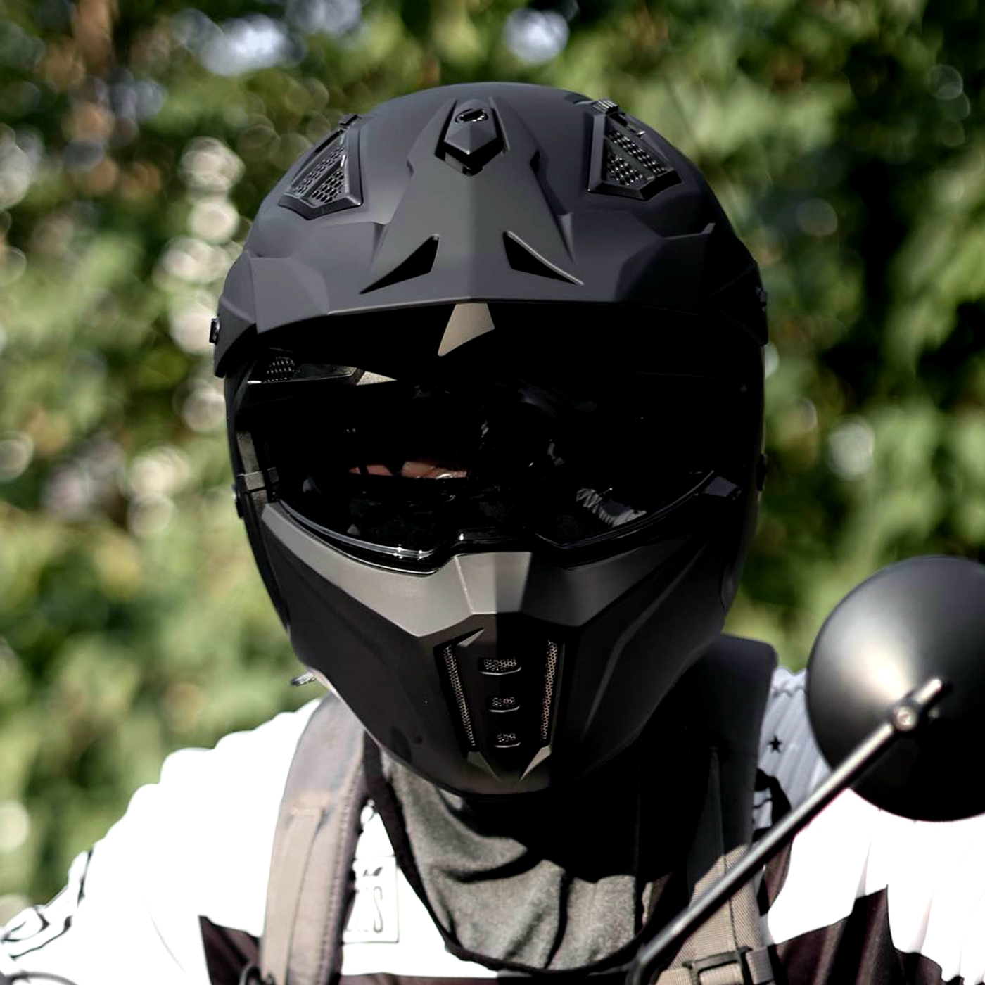 ilm摩托车头盔四季拉力复古全盔