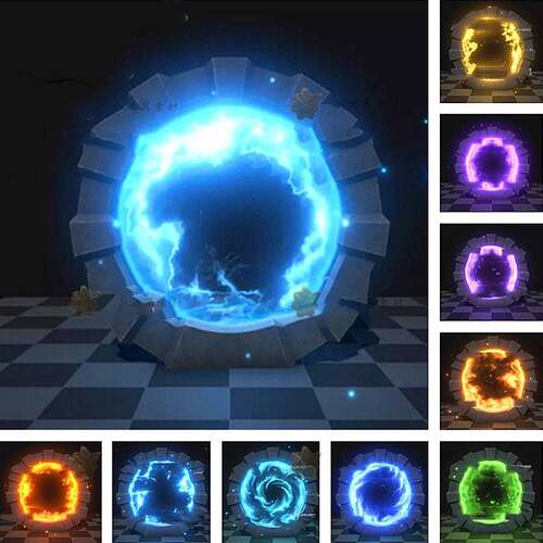 Unity3D 10个传送门特效粒子 10 - Portal Effect (V2) 1.0