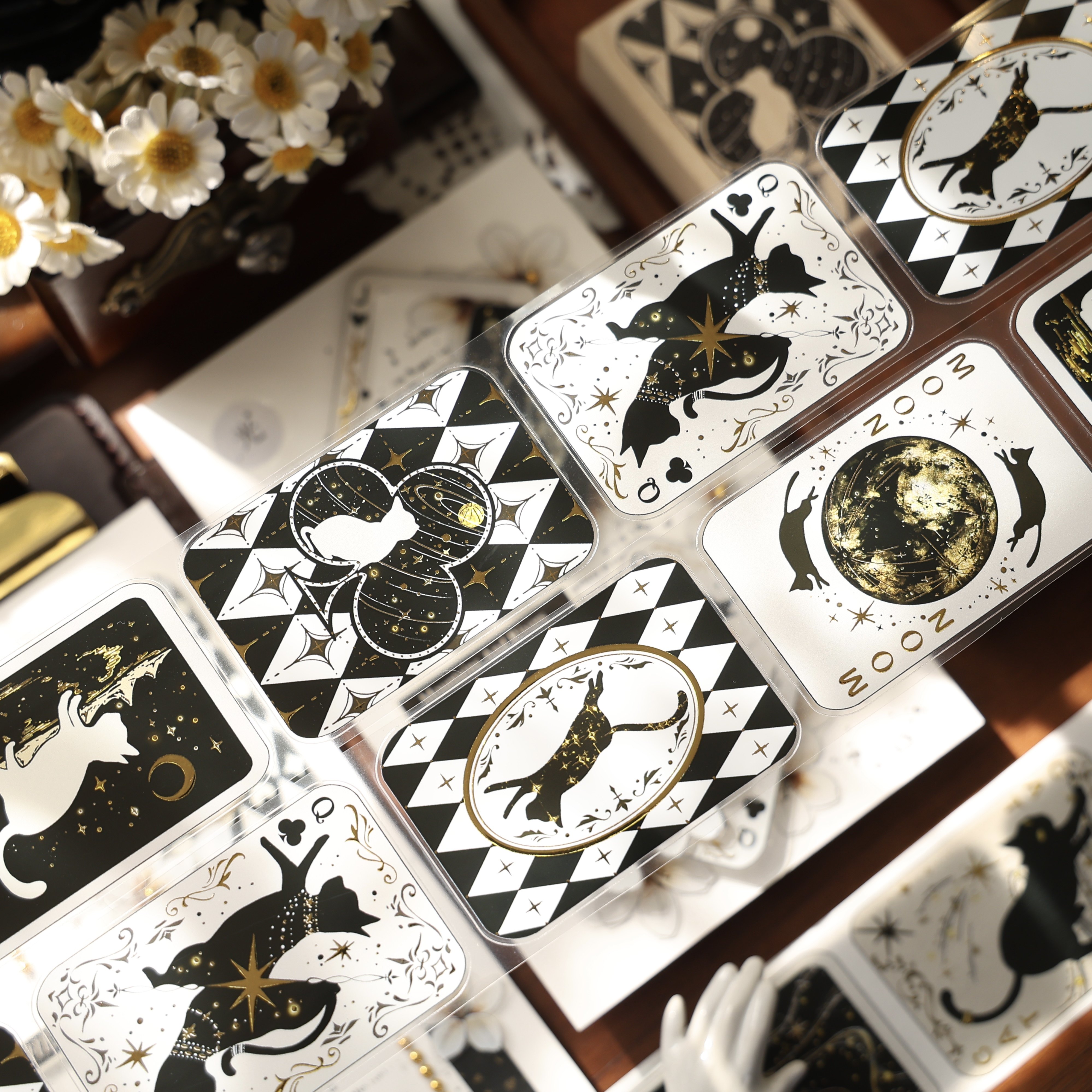 壹洱文创第16期切模【星牌手记】轻复古和纸胶带猫咪扑克牌手账,文具电教/文化用品/商务用品,和纸胶带,淘宝优惠券,粉丝福利购,淘宝优惠卷