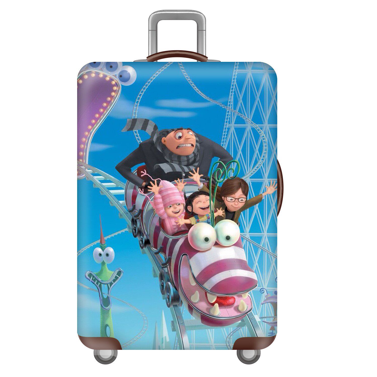 过山车弹力箱套拉杆箱旅行旅游登机行李皮箱保护罩防尘袋耐磨加厚