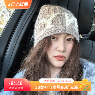 11.18现货字母NY毛线帽女韩国东大门代购时尚休闲保暖针织帽潮冬