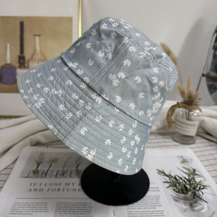 小清新遮阳盆帽韩国代购 ins风小碎花渔夫帽简约时尚 韩版 7.21特价